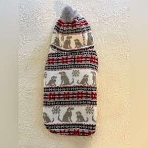 Festive Dog Sweater with Hood